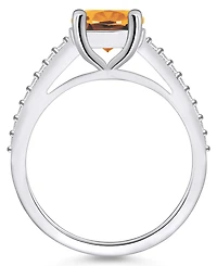 Macy's Citrine (2-1/2 ct. t.w.) and Diamond (1/4 Ring 14K Gold