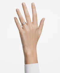 Swarovski Silver-Tone Constella Crystal Cocktail Ring