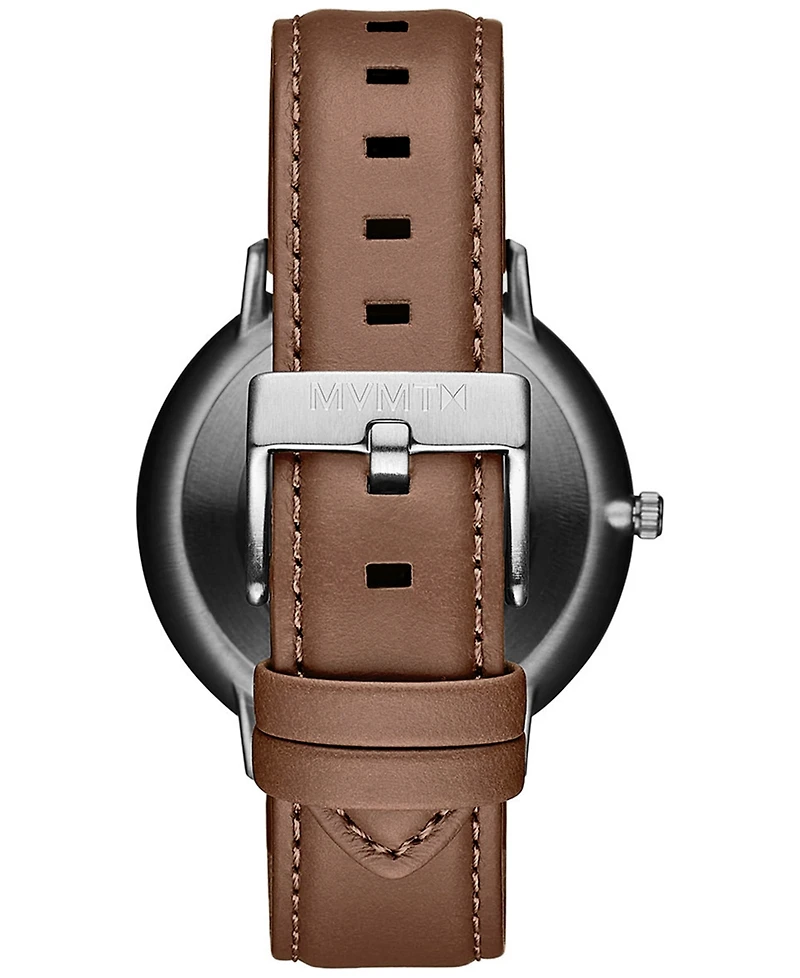 Mvmt Men's Legacy Slim Brown Leather Strap Watch 42mm