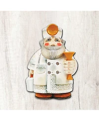 Designocracy Doctor Santa Wooden Decor
