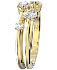 Swarovski 2-Pc. Set Constella Crystal Ring