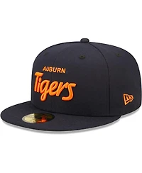 Men's New Era Navy Auburn Tigers Griswold 59FIFTY Fitted Hat