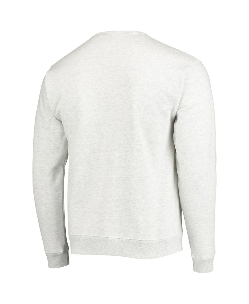 Men's League Collegiate Wear Heathered Gray Washington State Cougars Upperclassman Pocket Pullover Sweatshirt