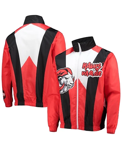 Men's Tones of Melanin Red Winston-Salem State Rams Anorak Full-Zip Jacket