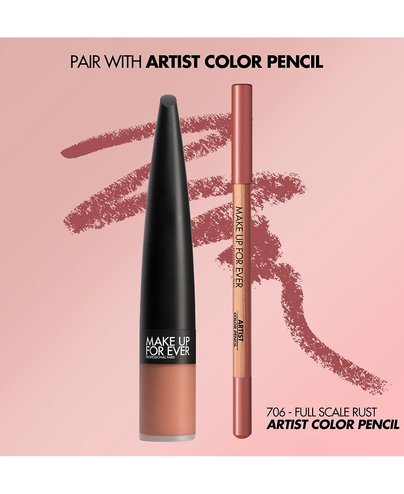 Make Up For Ever Rouge Artist Matte 24HR Power Last Liquid Lipstick