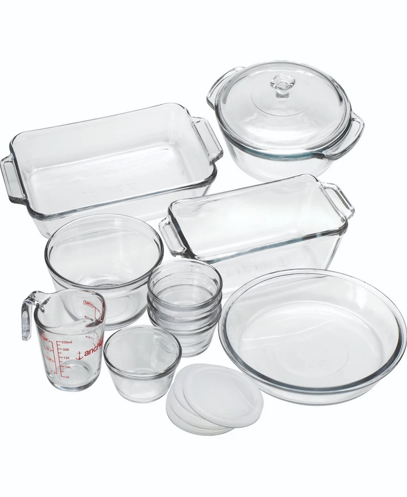 Anchor Hocking 15-Piece Oven Basics Bakeware Set