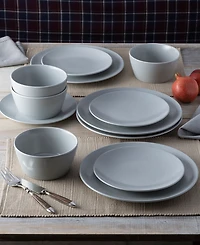 Colorscapes Swirl Coupe 12 Piece Dinnerware Set