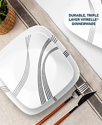 Corelle Urban Arc 16 Pc. Dinnerware Set, Service for 4