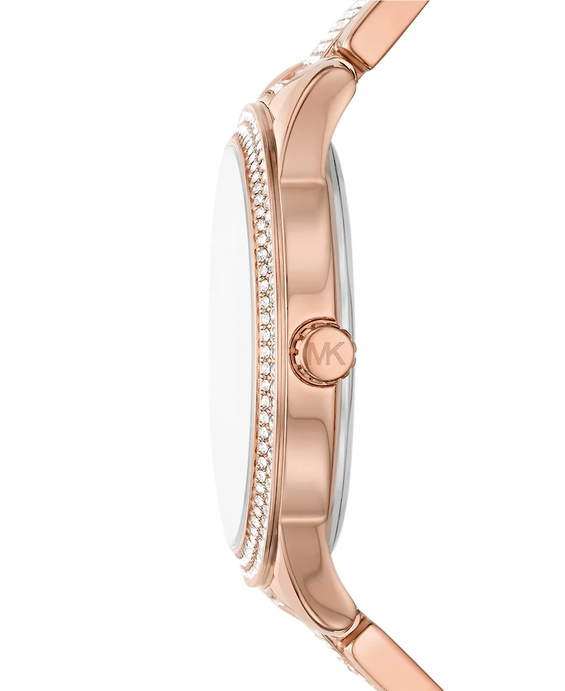 Michael Kors Women's Tibby Multifunction Rose Gold-Tone Stainless Steel Bracelet Strap Watch 40mm