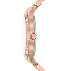 Michael Kors Women's Tibby Multifunction Rose Gold-Tone Stainless Steel Bracelet Strap Watch 40mm