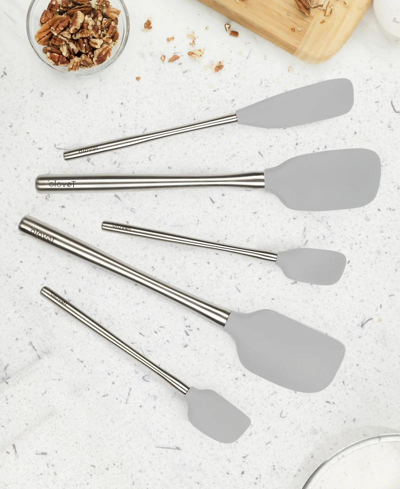 Tovolo 5-Pc. Flex-Core Stainless-Steel Handle Spatula Set
