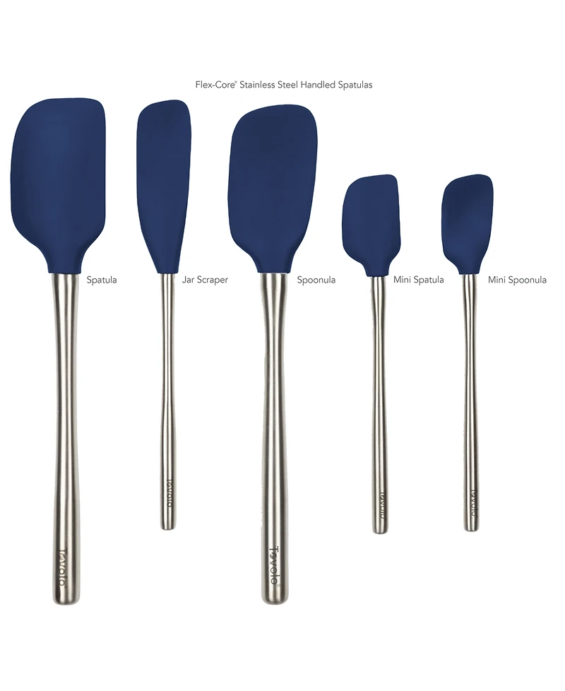 Tovolo 5-Pc. Flex-Core Stainless Steel-Handle Spatula Set