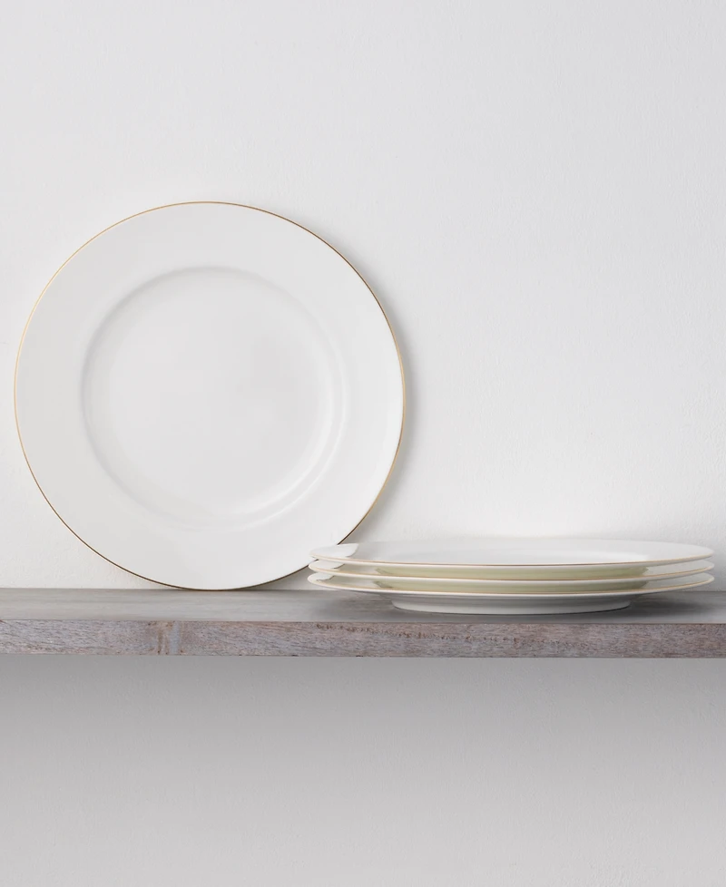 Noritake Accompanist Set of 4 Dinner Plates