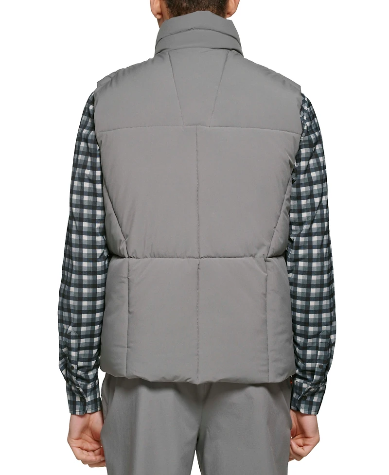 Bass Outdoor Men's Glacier Quilted Full-Zip Hiking Vest