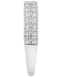 Diamond Double Row Band (3/4 ct. t.w.) Platinum