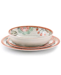 Elama Mandala Fabiana Melamine 12 Pc. Dinnerware Set, Service for 4