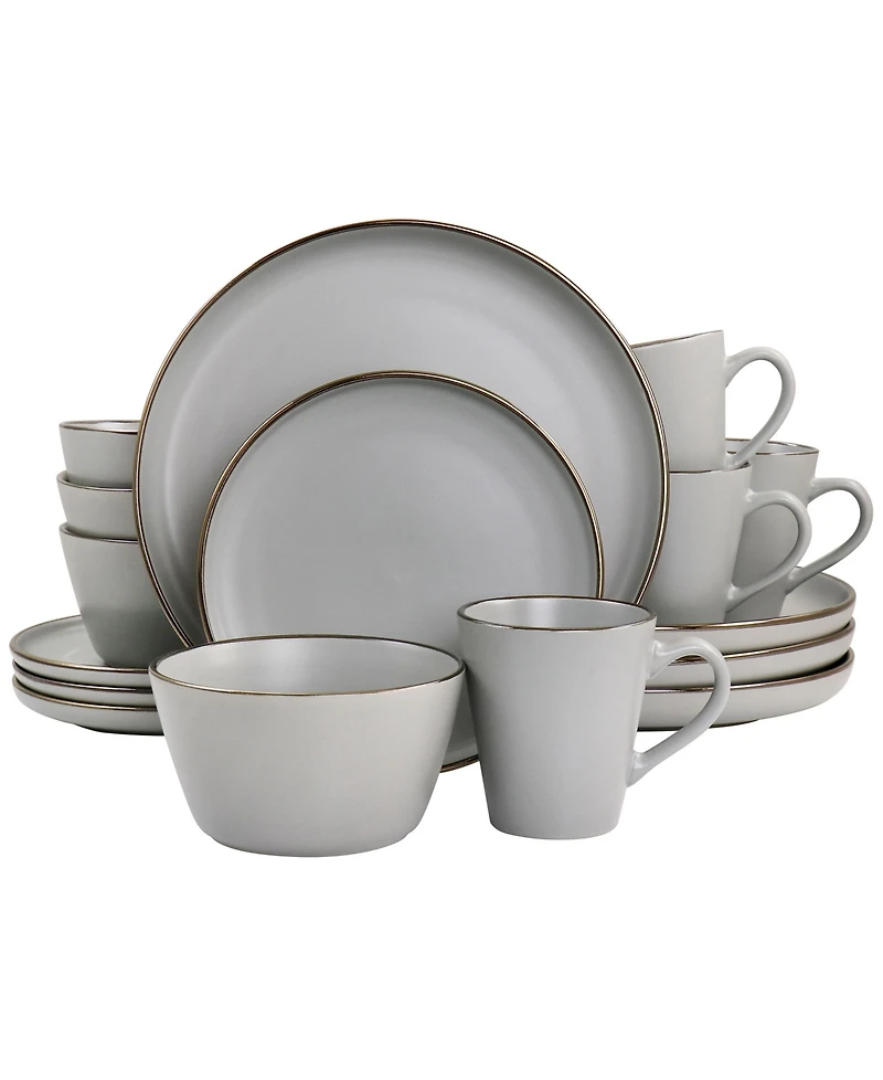 Elama Simon 16 Pc. Dinnerware Set, Service for 4