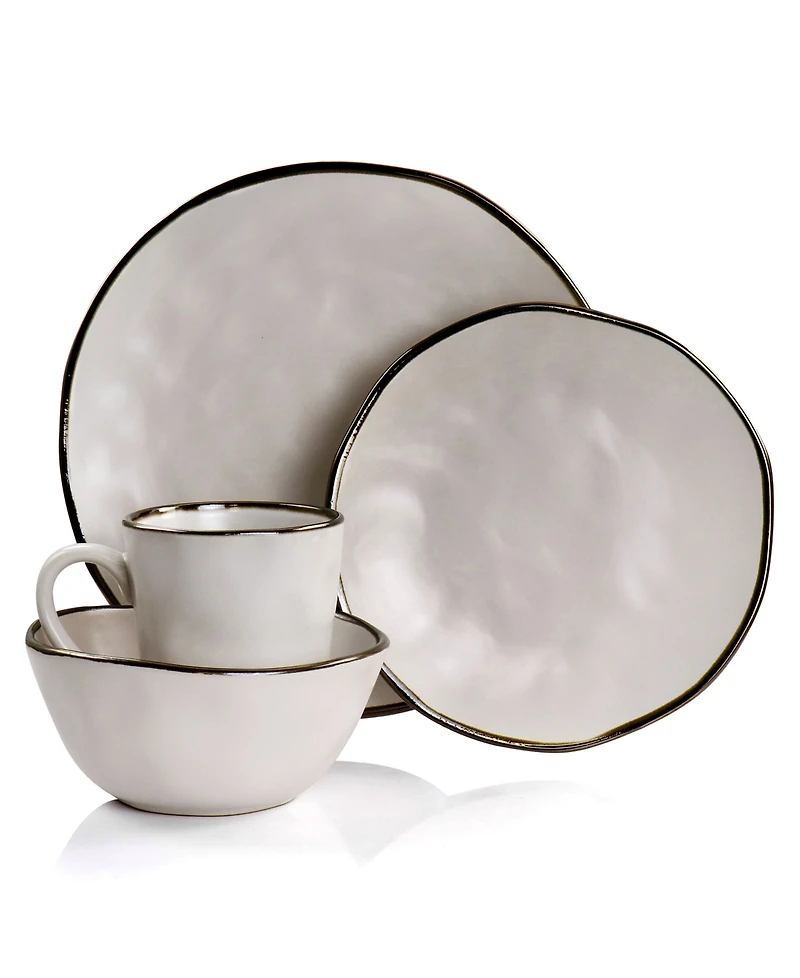 Elama Ricardo 16 Pc. Dinnerware Set, Service for 4
