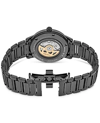 Seiko Men's Automatic Presage Black Ion Finish Stainless Steel Bracelet Watch 40mm