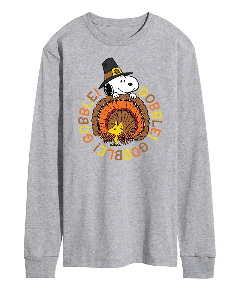 Airwaves Men's Peanuts Gobble Gobble Long Sleeve T-shirt
