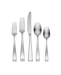 Oneida Satin Moda 65 Piece Flatware Set, Service For 12