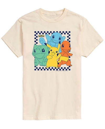 Airwaves Men's Pokemon Characters Graphic T-shirt