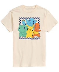 Airwaves Men's Pokemon Characters Graphic T-shirt