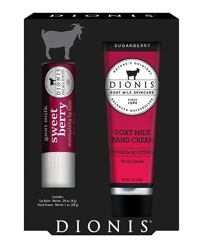 Dionis Berrylicious Goat Milk Lip Hand Set, 2 Piece