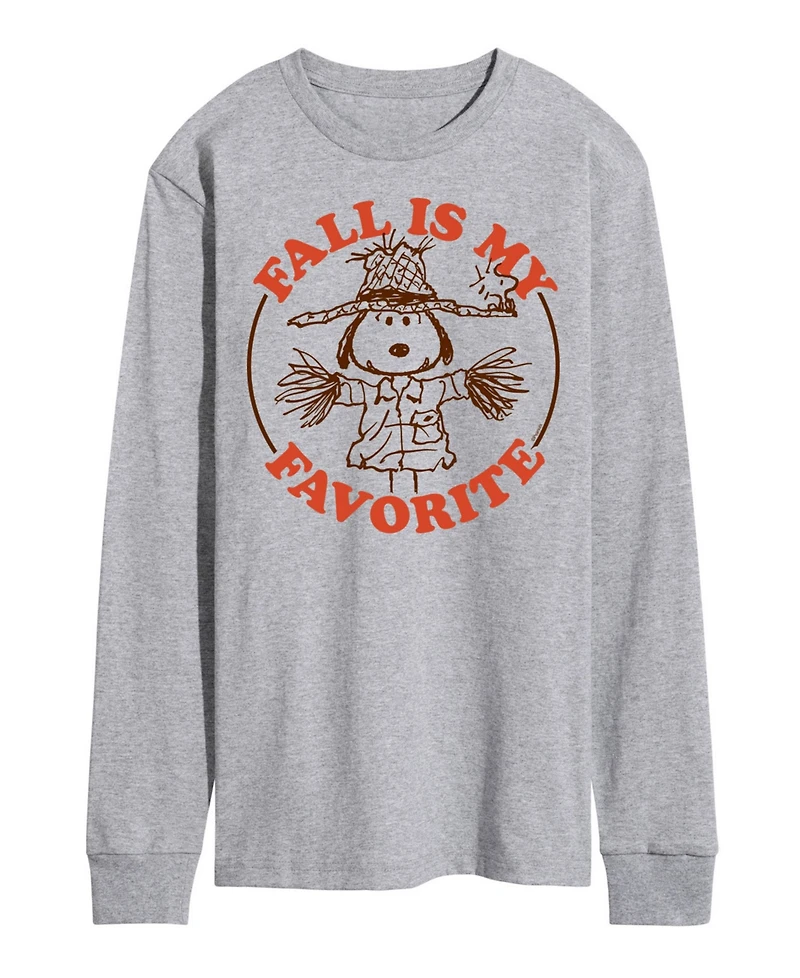 Airwaves Men's Peanuts Fall is My Favorite T-shirt