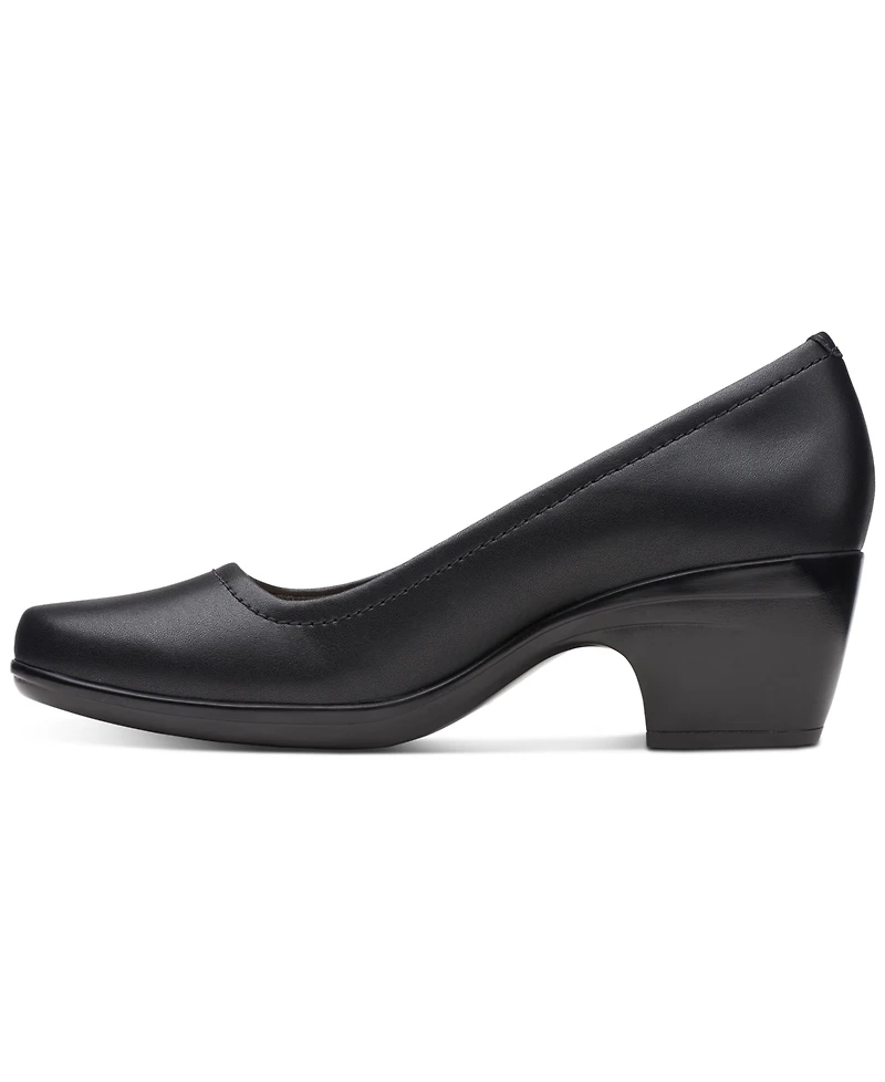 Clarks Women's Emily Belle Slip-On Cushioned Pumps