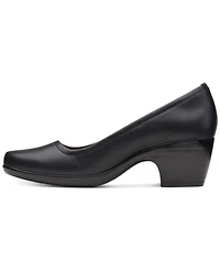 Clarks Women's Emily Belle Slip-On Cushioned Pumps