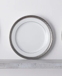 Noritake Crestwood Platinum Set of 4 Salad Plates, Service For 4