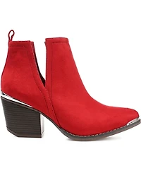Journee Collection Women's Issla Block Heel Western Booties