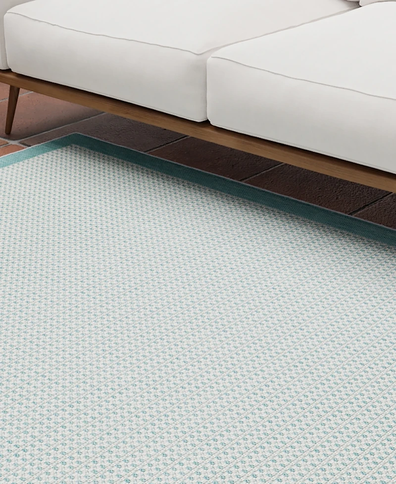 Closeout! Bashian Portico PRT102 7'10" x 10' Outdoor Area Rug