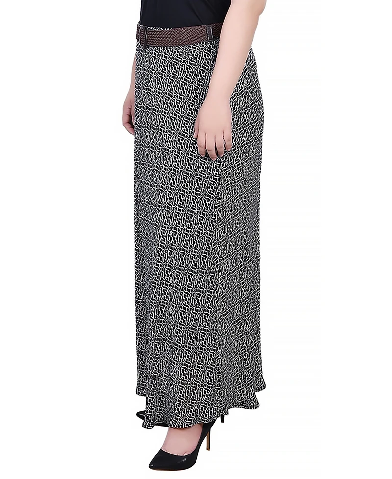 Ny Collection Plus Chiffon Maxi Skirt