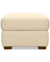 Closeout! Ashlinn 43" Pastel Leather Storage Ottoman, Created for Macy's