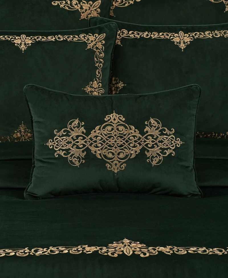 J Queen New York Noelle Embellished Boudoir Decorative Pillow, 15" x 22"
