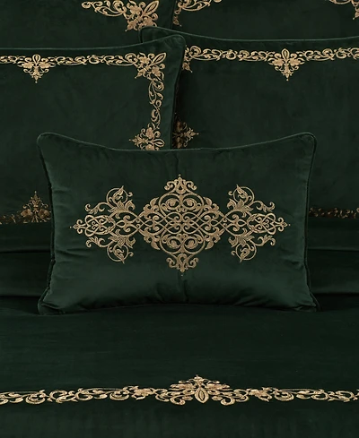 J Queen New York Noelle Embellished Boudoir Decorative Pillow, 15" x 22"