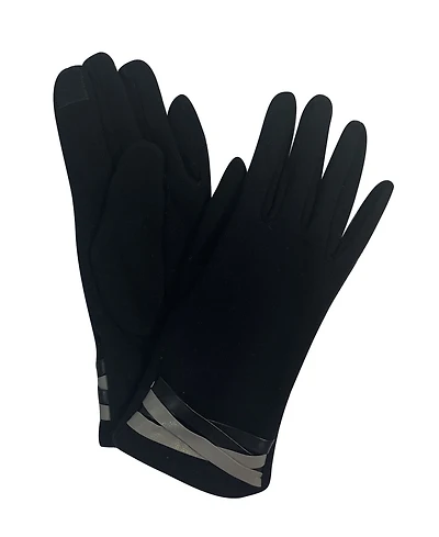Marcus Adler Women's Criss Cross Jersey Touchscreen Glove