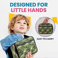 Insulated Lunch Bag With Spacious Compartment & Built-In Handle