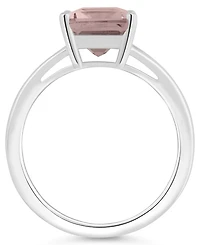Macy's Women's Rose Quartz (3-1/6 ct.t.w.) Ring Sterling Silver