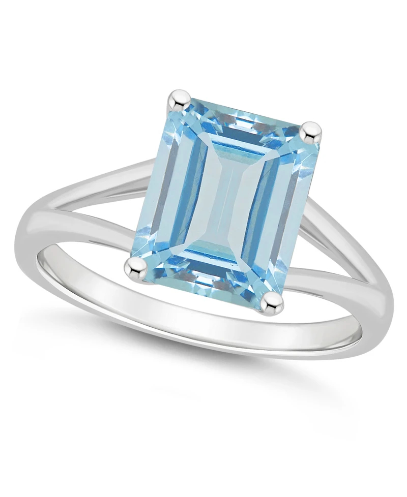 Macy's Women's Sky Blue Topaz (4-1/4 ct.t.w.) Ring Sterling Silver