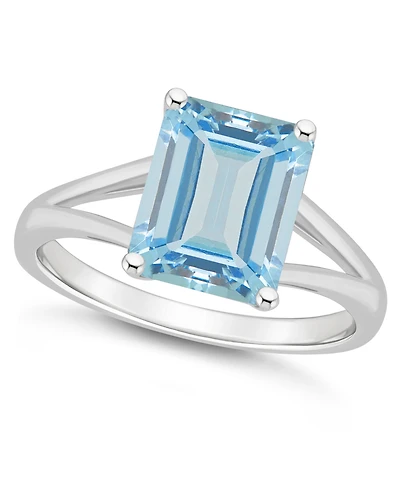 Macy's Women's Sky Blue Topaz (4-1/4 ct.t.w.) Ring Sterling Silver