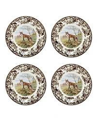 Spode Woodland Red Fox Dinner Plates, Set of 4