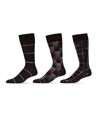MeMoi Men's Basic Assortment Socks, Pack of 3