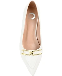 Journee Collection Women's Rumi Pointed Toe Kitten Heel Pumps