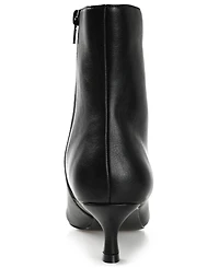 Journee Collection Women's Arely Kitten Heel Pointed Toe Dress Booties