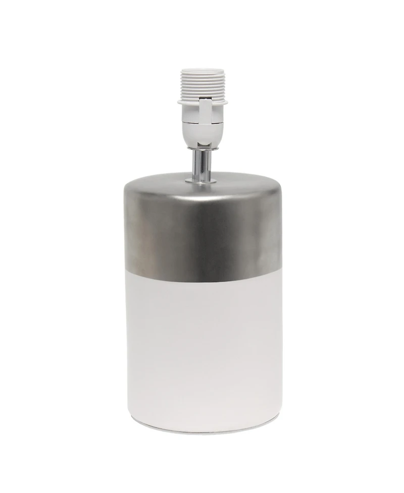 Simple Designs Two Toned Basics Table Lamp