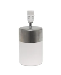 Simple Designs Two Toned Basics Table Lamp