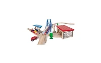 Simba Toys Eichhorn Large Wooden Train Play Set, 58 Piece